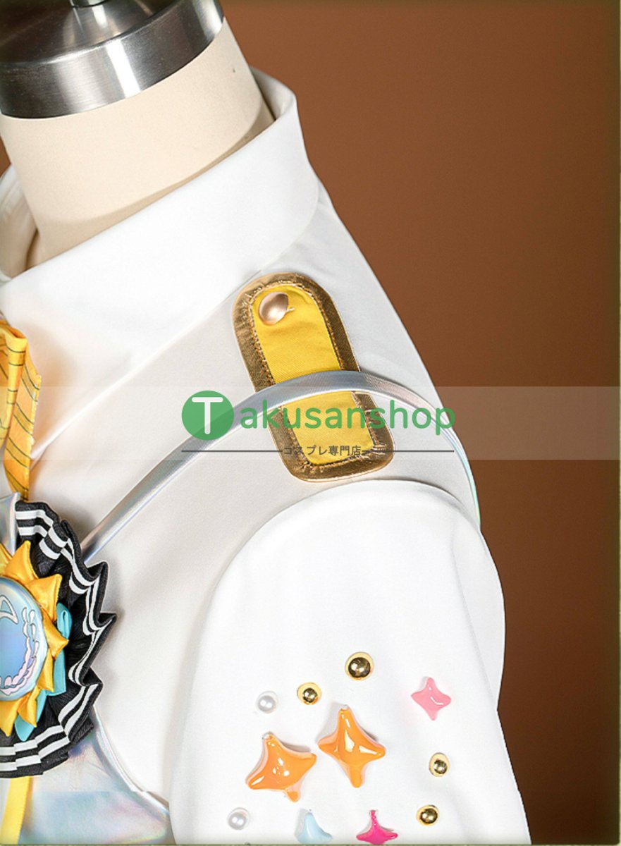 画像8: プロセカ プロジェクトセカイ カラフルステージ！ feat.初音ミク 5th Anniversary 5周年 感謝祭  鏡音リン  風 コスチューム コスプレ衣装 オーダーメイド (8)