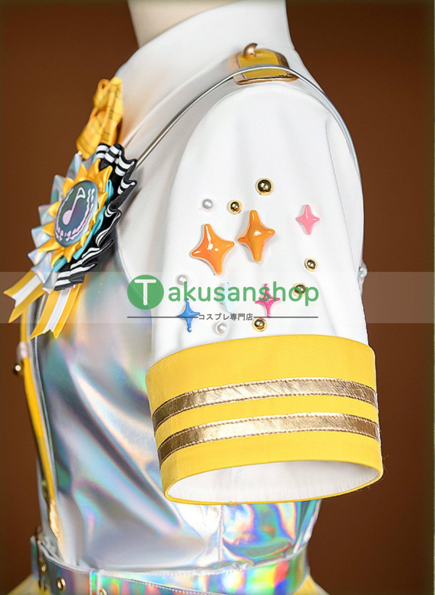 画像9: プロセカ プロジェクトセカイ カラフルステージ！ feat.初音ミク 5th Anniversary 5周年 感謝祭  鏡音リン  風 コスチューム コスプレ衣装 オーダーメイド (9)