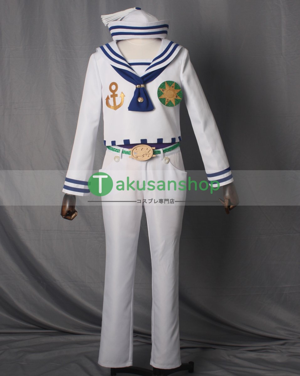 画像2:  ジョジョの奇妙な冒険 ジョジョリオン 東方定助 風 コスチューム コスプレ衣装 オーダーメイド (2)