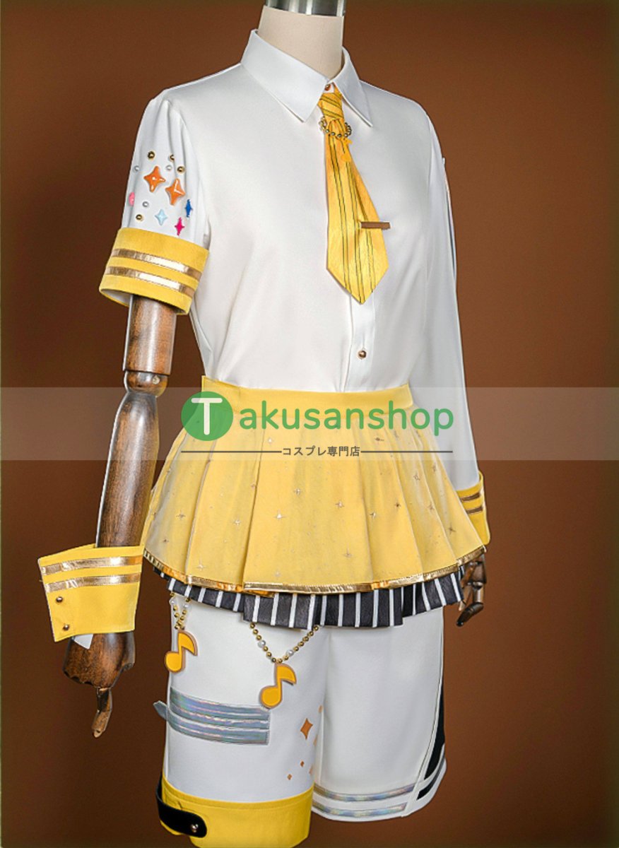 画像10: プロセカ プロジェクトセカイ カラフルステージ！ feat.初音ミク 5th Anniversary 5周年 感謝祭  鏡音レン  風 コスチューム コスプレ衣装 オーダーメイド (10)