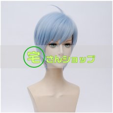 画像2: A3! エースリー 夏組 斑鳩三角 いかるが みすみ 風 コスプレウィッグ かつら カツラ cosplay wig 耐熱ウィッグ 変装用ウィッグ 仮装 コスチューム 新デザイン 専用ネット付  (2)