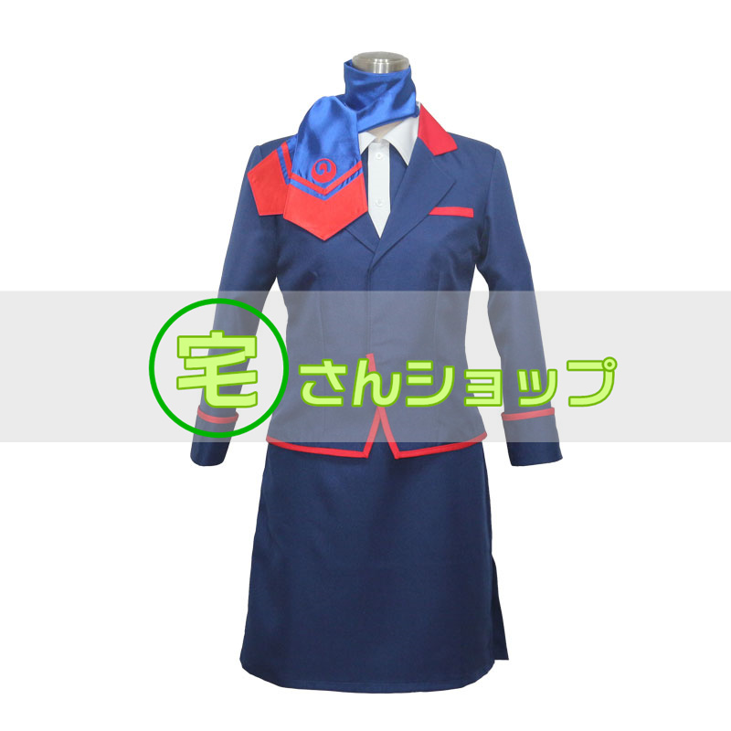 画像1: 日本航空 JAL 制服 CA  キャビンアテンダント スチュワーデス 制服  コスプレ衣装 (1)