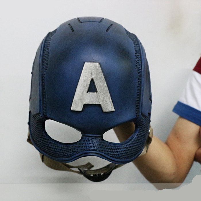 画像1: Captain America3: Civil War Steve Rogers シビル・ウォー キャプテン・アメリカ3 スティーブ・ロジャース マスク ヘルメット コスプレ衣装 (1)