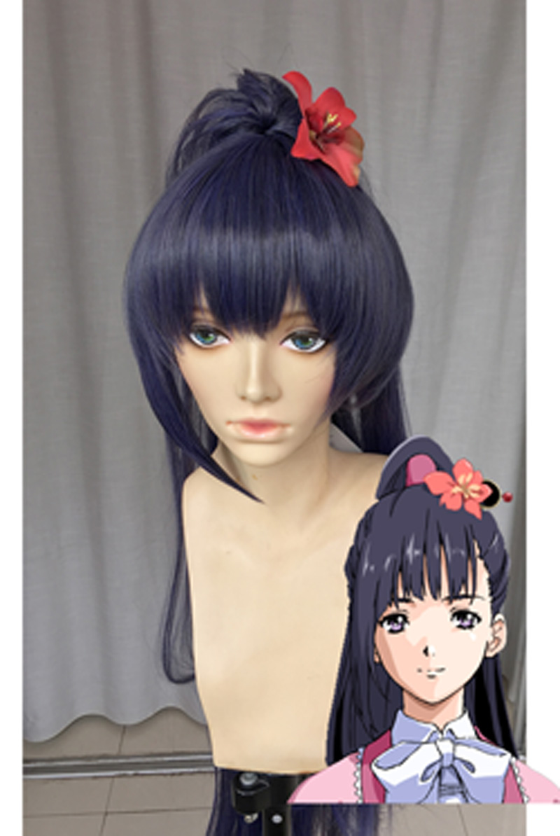 甲鉄城のカバネリ 四方川菖蒲 コスプレウイッグ Wig