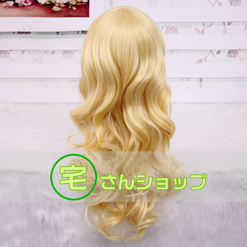 眠れる森の美女　プリンセス オーロラ姫 風 コスプレウィッグ かつら cosplay wig 耐熱ウィッグ 専用ネット付