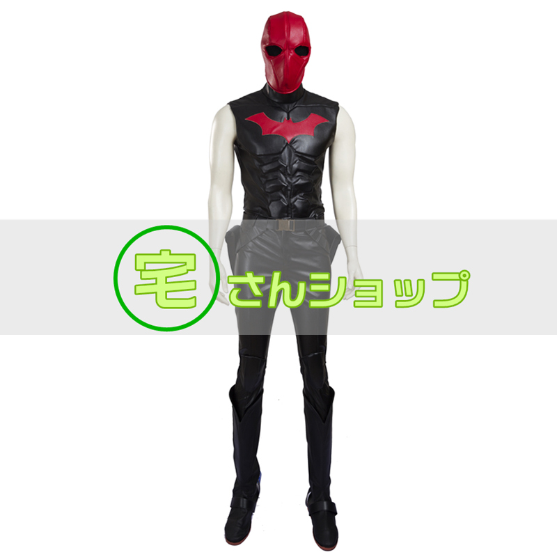 バットマン Jason Todd ジェイソン トッド 靴付き レッド フード コスプレ衣装