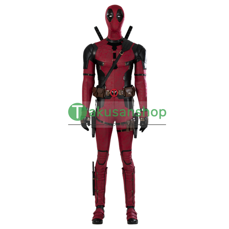 【武器無し】デッドプール Deadpool 3  ウェイド ウィルソン 風  コスチューム コスプレ衣装 コスプレ靴 バラ売り可 オーダーメイド