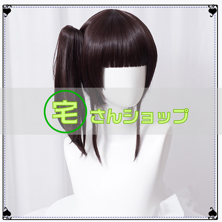 鬼滅の刃 栗花落カナヲ 風 コスプレウィッグ かつら cosplay wig 耐熱ウィッグ 専用ネット付