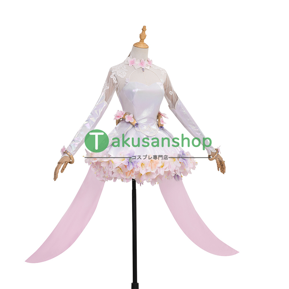 画像2: オーバーウォッチ Overwatch フローラル・ドリーム  キリコ  霧子 アジサイ 風 仮装 コスチューム コスプレ衣装 オーダーメイド (2)