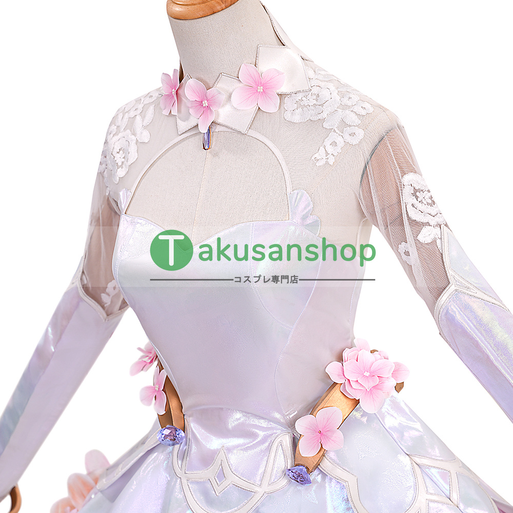 画像9: オーバーウォッチ Overwatch フローラル・ドリーム  キリコ  霧子 アジサイ 風 仮装 コスチューム コスプレ衣装 オーダーメイド (9)